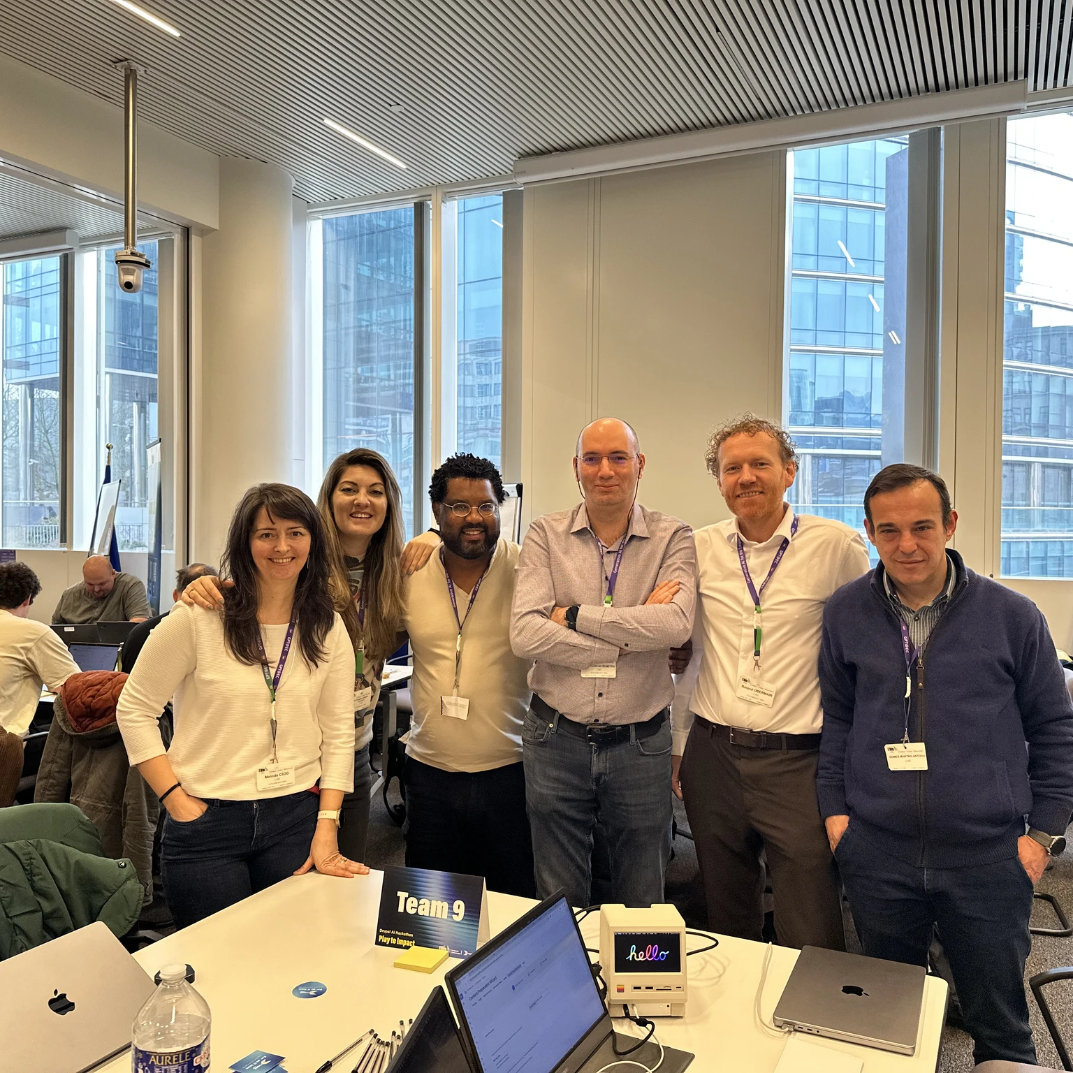 Our Team at the EU Commission Hackathon