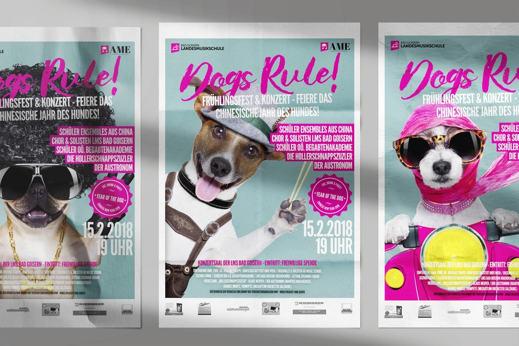 Year of the Dog: Poster Design for Chinese New Year Children Concert 